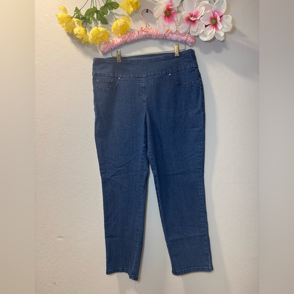 Ruby Rd. Denim - Ruby Rd. Women's Dark Blue Stretch Jeggings